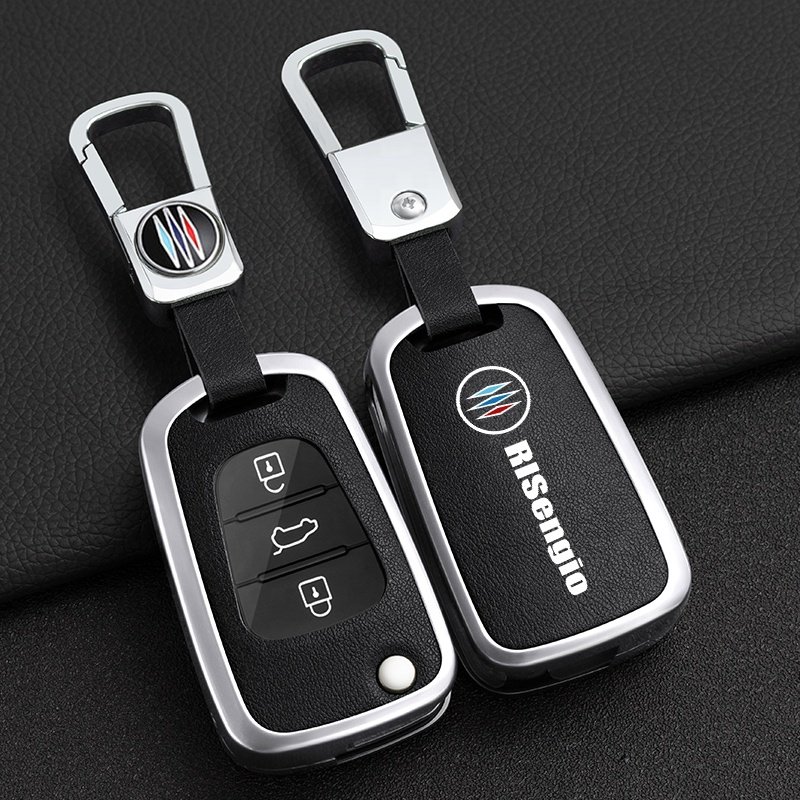Custom Key Chain Logo Zinc Alloy Car Key Cover Case For Kia RIO K2 K3 K5 Ceed Cerato Sportage SOUL Auto Accessories