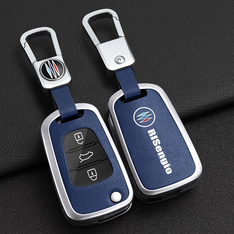 Custom Key Chain Logo Zinc Alloy Car Key Cover Case For Kia RIO K2 K3 K5 Ceed Cerato Sportage SOUL Auto Accessories