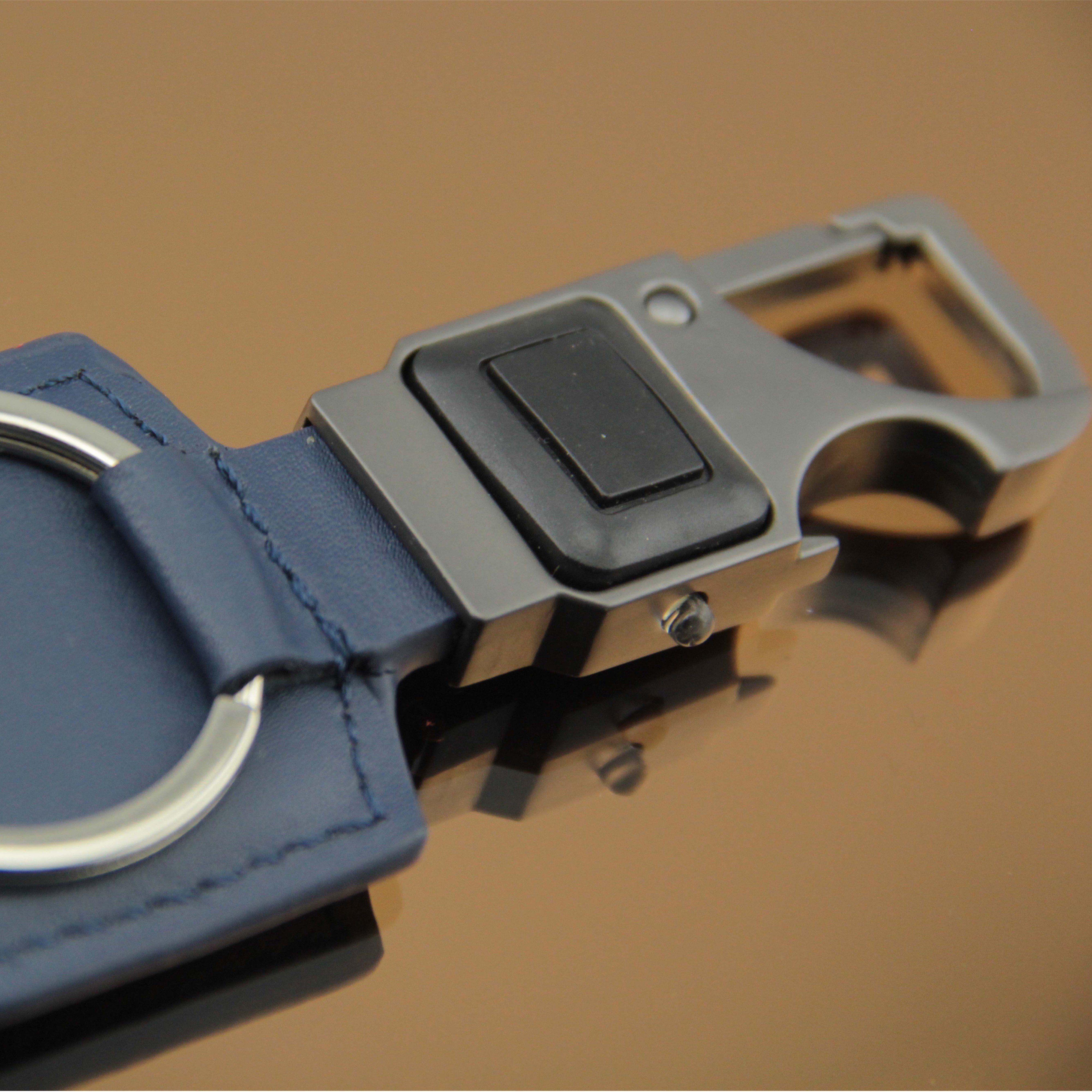Bottle Opener keychain custom logo leather LED keychain