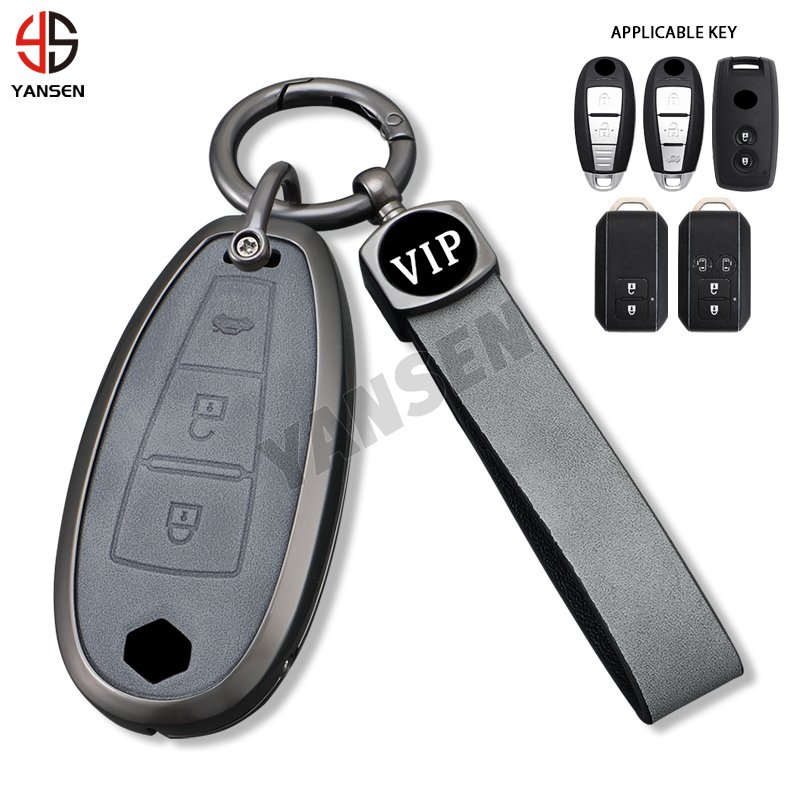 Zinc Alloy Car Key Cover Case For Suzuki Vitara Swift Ignis Kizashi SX4 Baleno Ertiga Samurai S-Cross Swift 2017 Wagon R