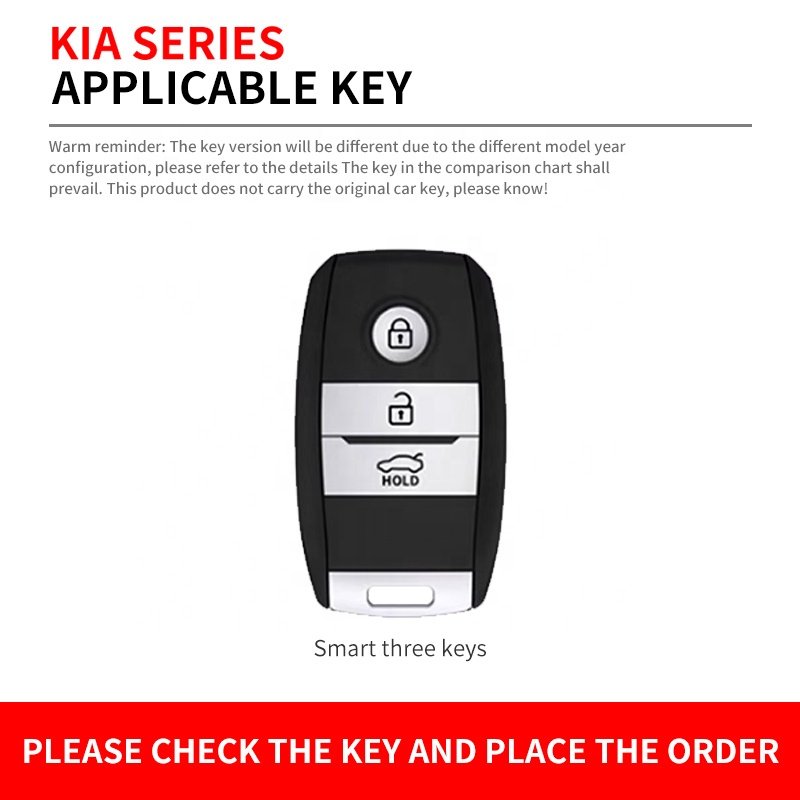 Luxury Metal Zinc Alloy Silicone Rubber Remote For Kia Sorento Seltos Car Key Cover