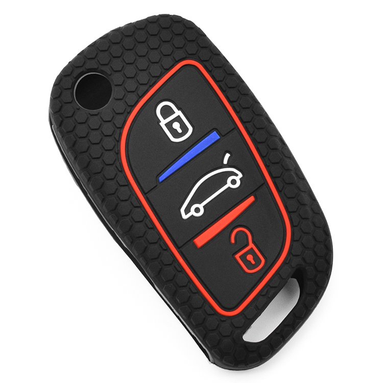 Car Accessories Key Protect Case Smart Silicone Car Key Cover Flip Remote Key fob Holder for H-yundai