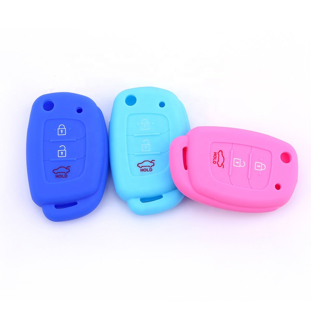 2021 Auto Accessory RYHX 3 Button Remote Key Custom Flip Floding Car Key Cases Covers Fob For Car Blank Keys