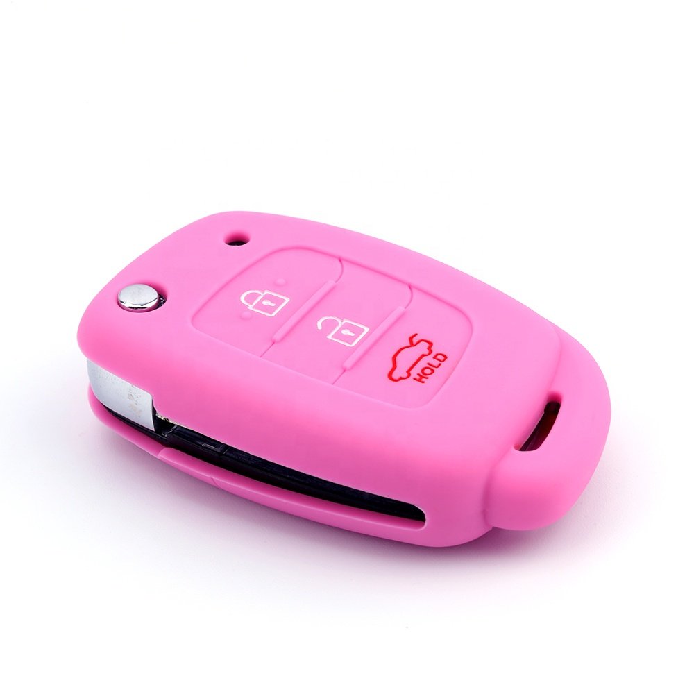 2021 Auto Accessory RYHX 3 Button Remote Key Custom Flip Floding Car Key Cases Covers Fob For Car Blank Keys