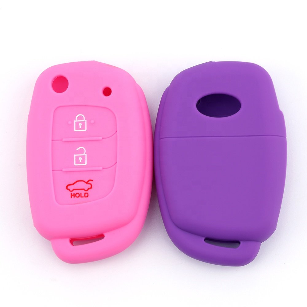 2021 Auto Accessory RYHX 3 Button Remote Key Custom Flip Floding Car Key Cases Covers Fob For Car Blank Keys