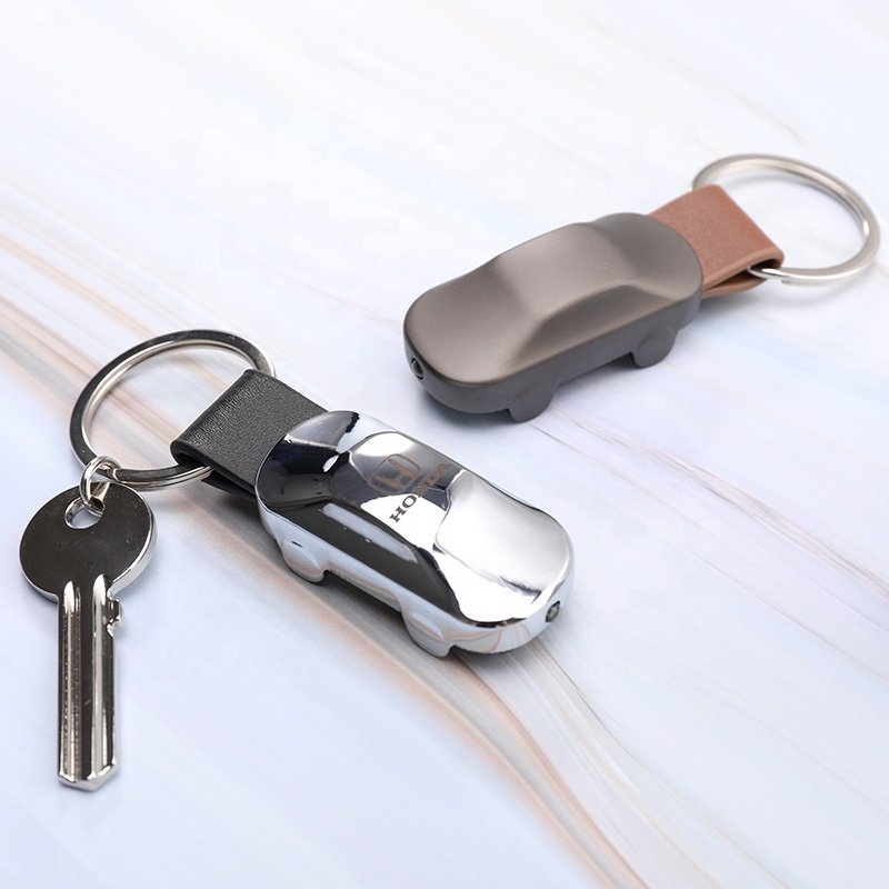 Wholesale Custom LED Light 3D Car Logo Brand Model Keychain/Key Chain
