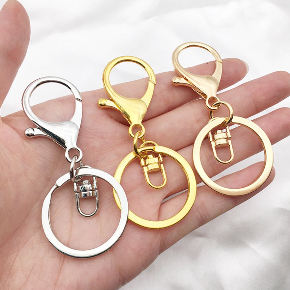Custom Metal Keychain with Lobster Clasp Lightweight DIY Car Keychain Accessory
