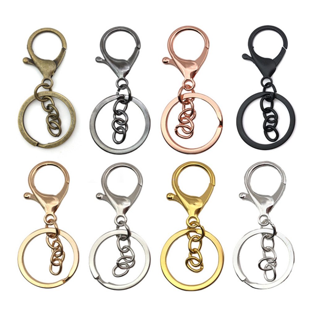 Custom Metal Keychain with Lobster Clasp Lightweight DIY Car Keychain Accessory
