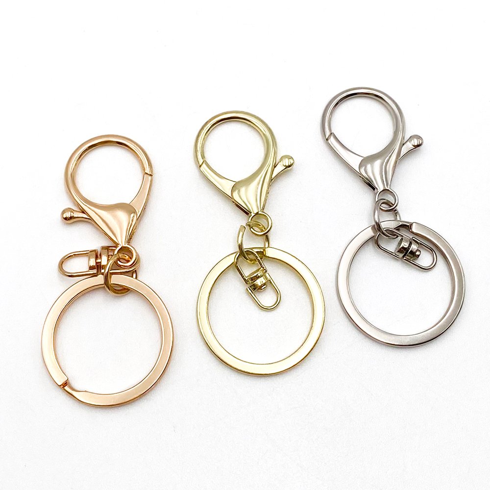 Custom Metal Keychain with Lobster Clasp Lightweight DIY Car Keychain Accessory