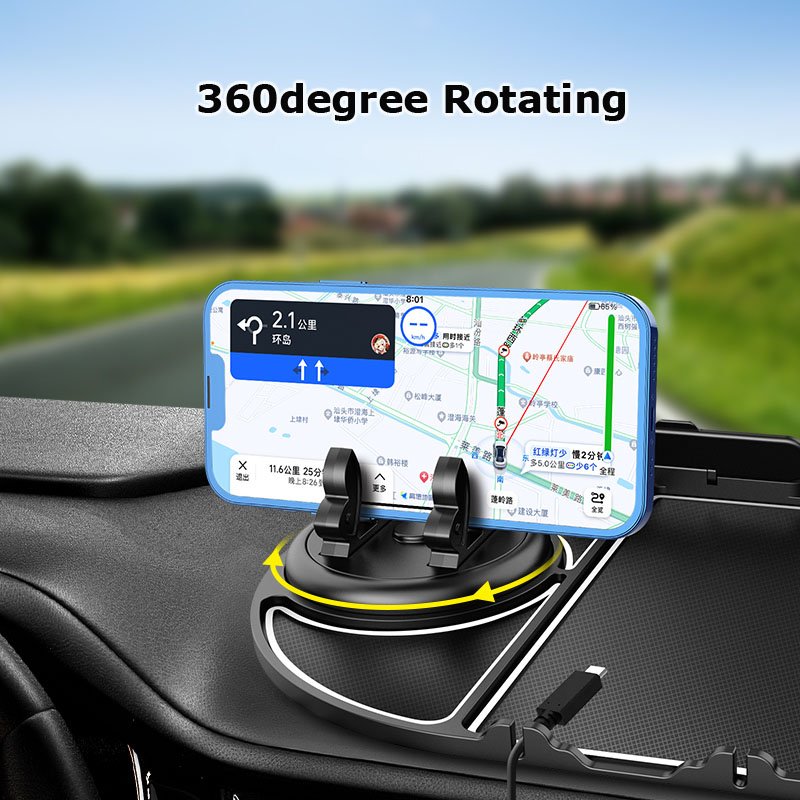 Silicone Mat Car Interior Accessories Parking Number Card Glasses Key Cable Storage Smartphone Non Slip Car Dashboard Sticky Pad