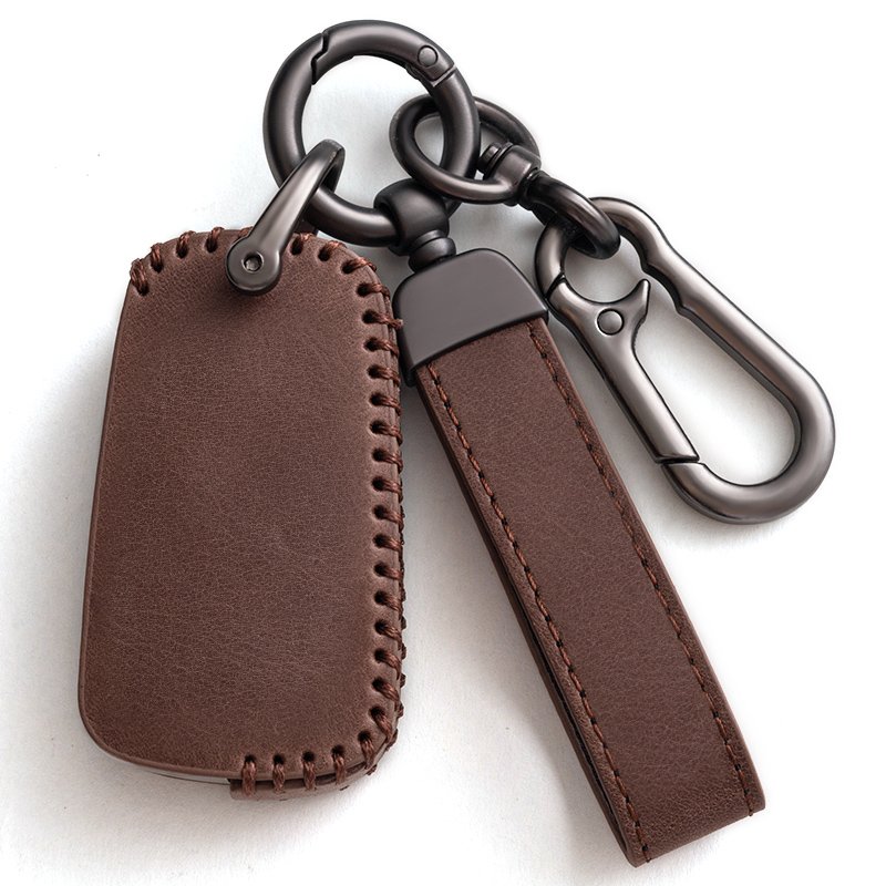 Car Key Accessories New Luxury Leather Car Key Holder Custom Car Key Case Cover For Chevrolet Malibu Equinox Cruze Spark