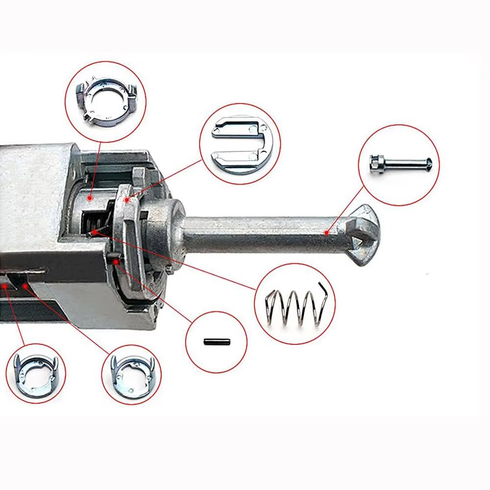 Metal Door Lock Cylinder Barrel Repair Kit Front Left/Right Side For BMW 3 Series E46 328i 320 323 325 328 330 M3 1998 - 2005