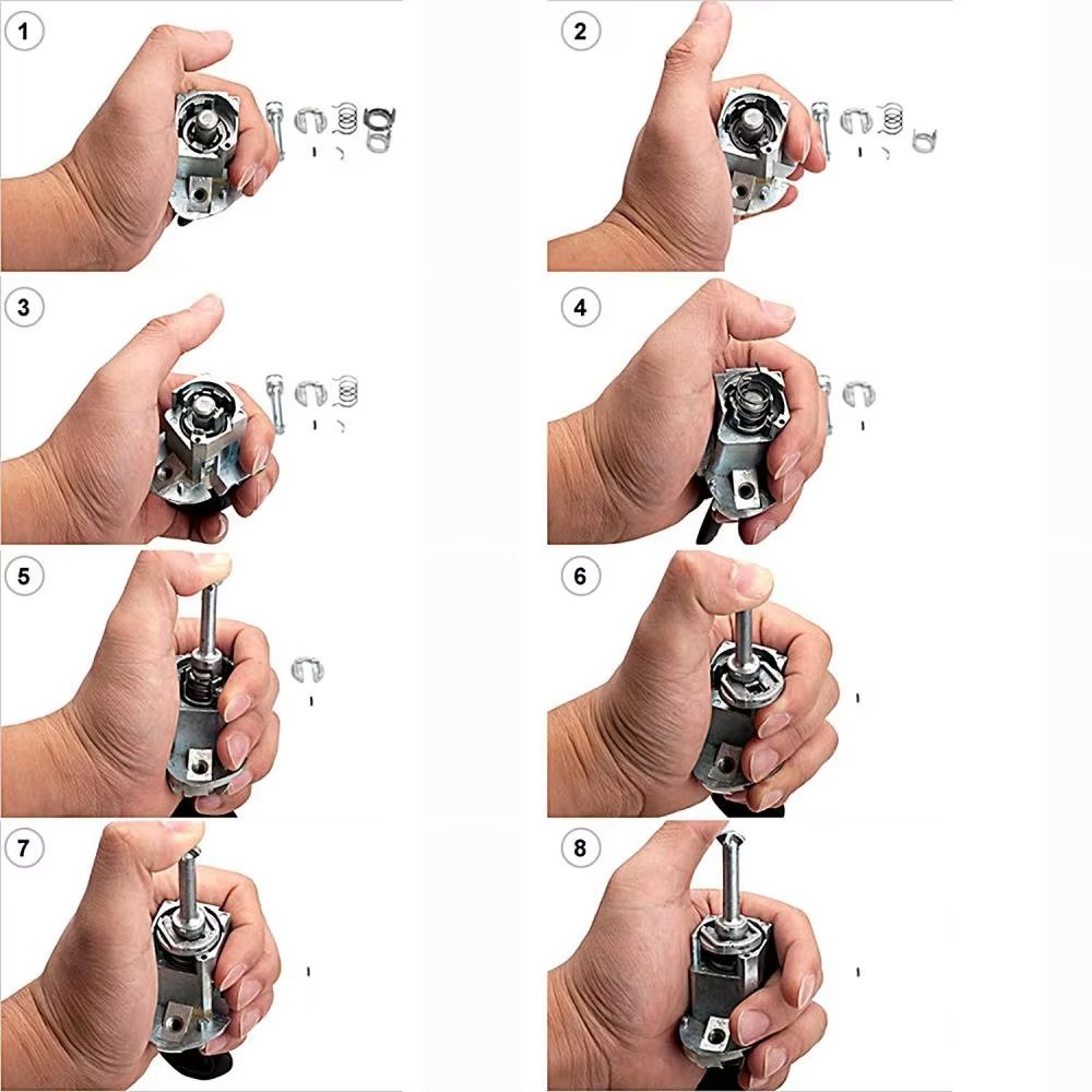 Metal Door Lock Cylinder Barrel Repair Kit Front Left/Right Side For BMW 3 Series E46 328i 320 323 325 328 330 M3 1998 - 2005