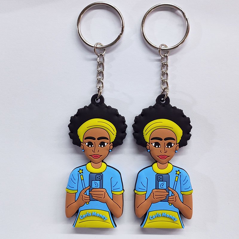 PVC Key Chain Manufacturer Wholesale Cheap Custom 2D 3D Silicon Rubber Soft PVC Keychain