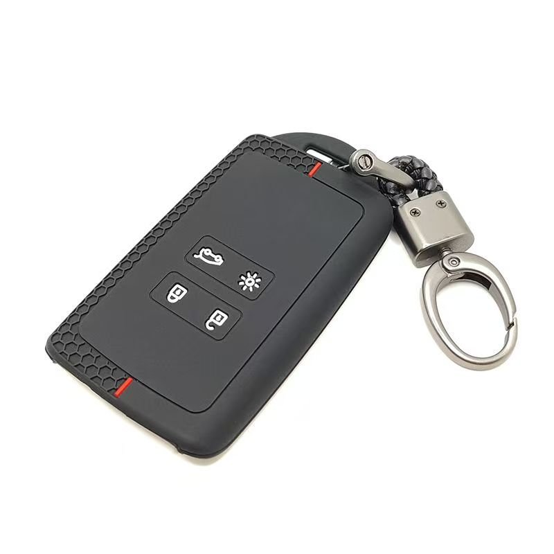 Car Remote Key Case Cover Shell For Renault Kaptur Clio 4 Megane 3 Logan Koleos Scenic 2003 Keyless Protector Bag Holder