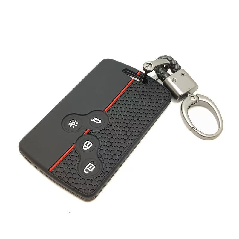Car Remote Key Case Cover Shell For Renault Kaptur Clio 4 Megane 3 Logan Koleos Scenic 2003 Keyless Protector Bag Holder