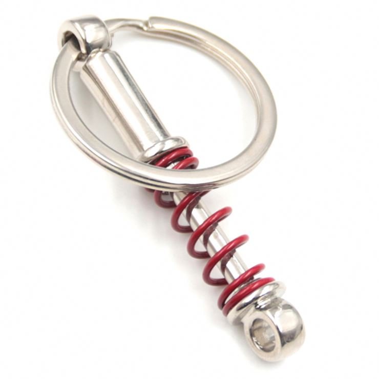 Taskwingifts Custom logo auto part accessories key chain metal automotive car tire keychain with back card