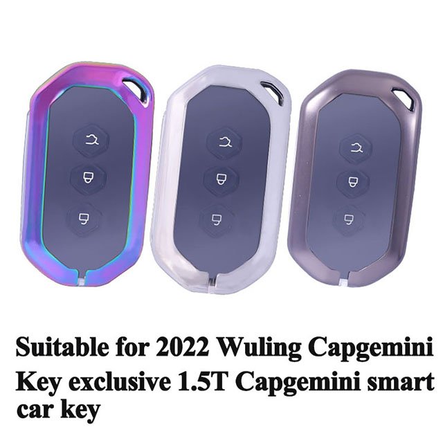 Hot seller zinc alloy remote car key case cover for wuling series car car key accessories