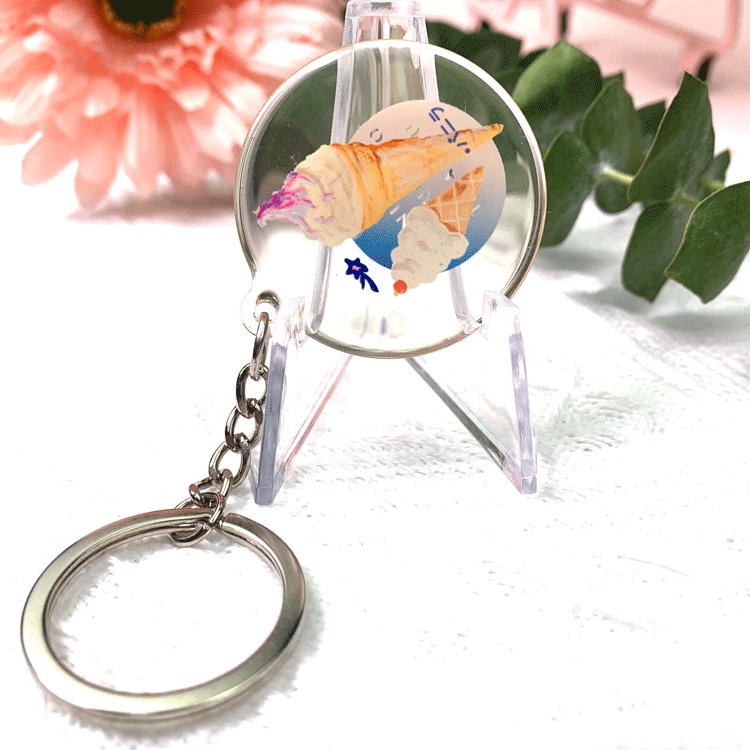 Key Tags Chain Accessories Plastic Tag Keychain Acryl Custom Cute Car Chains Epoxy Resin Acrylic Charm