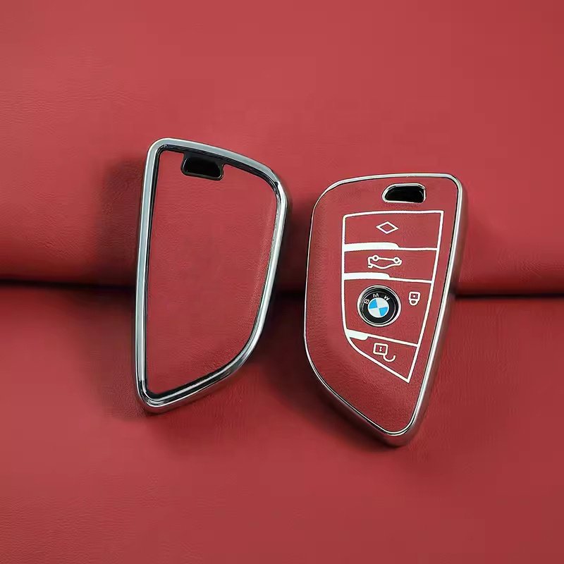 Elegant sublimation tpu leather car key case cover for bmw 1 3 5 series x1 x2 x3 x5 320li 525 530 auto interior accessories
