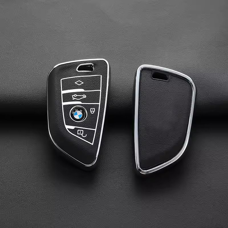Elegant sublimation tpu leather car key case cover for bmw 1 3 5 series x1 x2 x3 x5 320li 525 530 auto interior accessories
