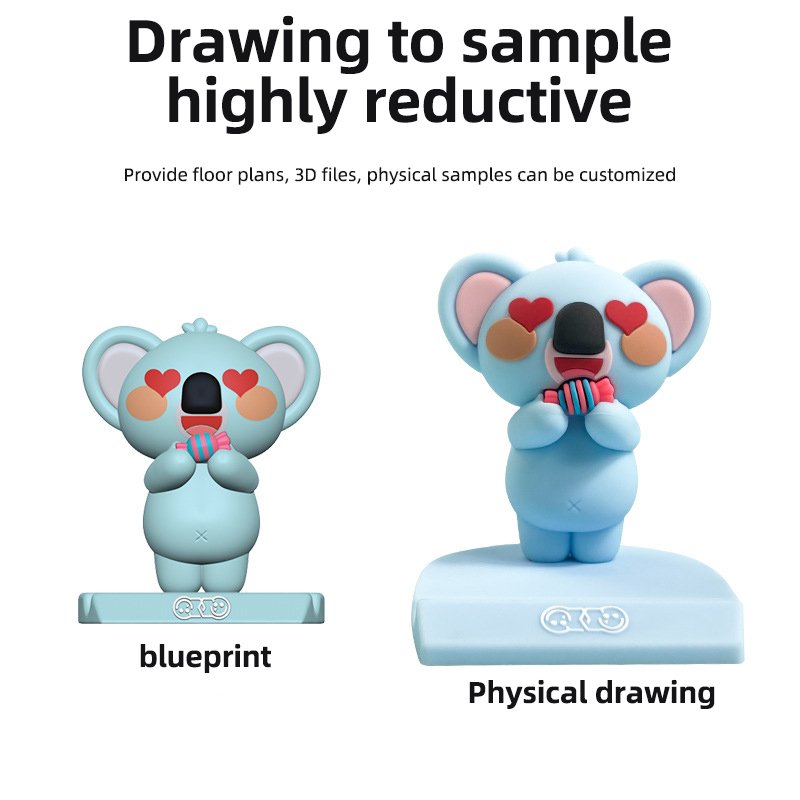Custom Cartoon Mobile Phone Holder Professional Drop Glue Doll Gift Pendant Key Chain Car Ornaments Accessories