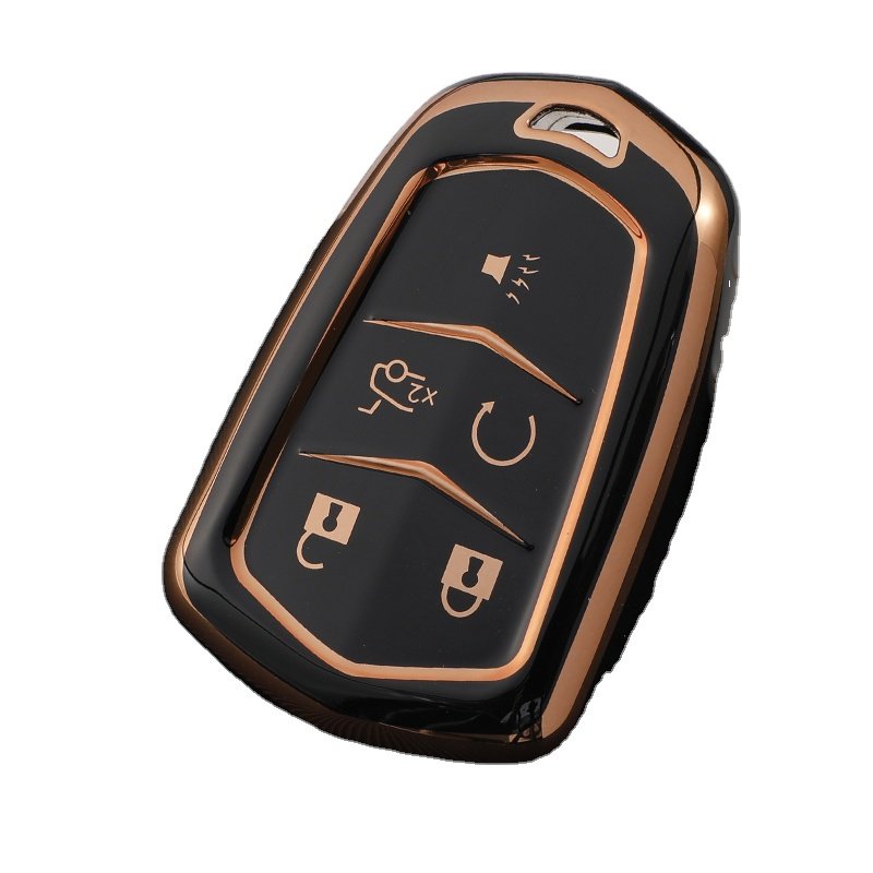 Durable TPU Soft Plastic Key Cover for Cadillac Customizable Logo Car Key Case Accessories for X5 X1 X3 X6 Models