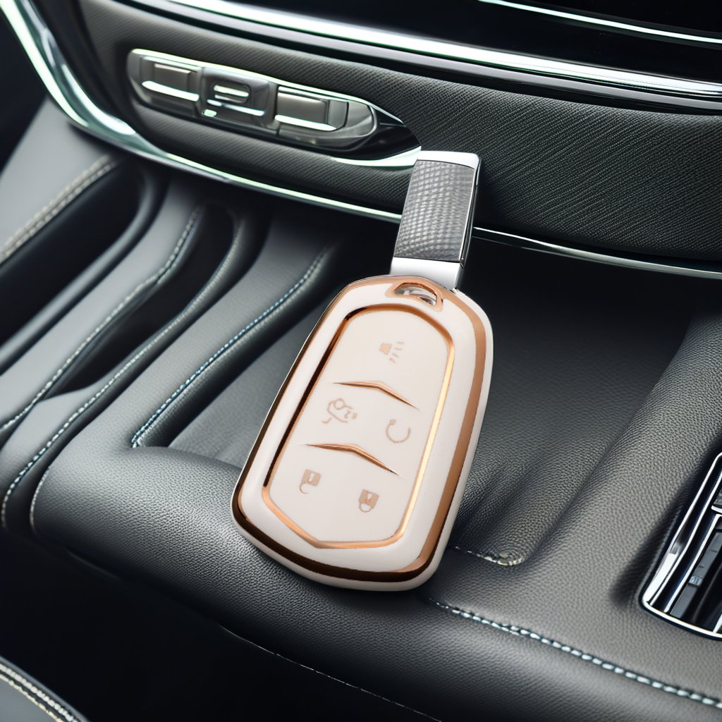 Durable TPU Soft Plastic Key Cover for Cadillac Customizable Logo Car Key Case Accessories for X5 X1 X3 X6 Models