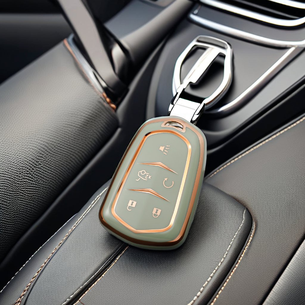 Durable TPU Soft Plastic Key Cover for Cadillac Customizable Logo Car Key Case Accessories for X5 X1 X3 X6 Models