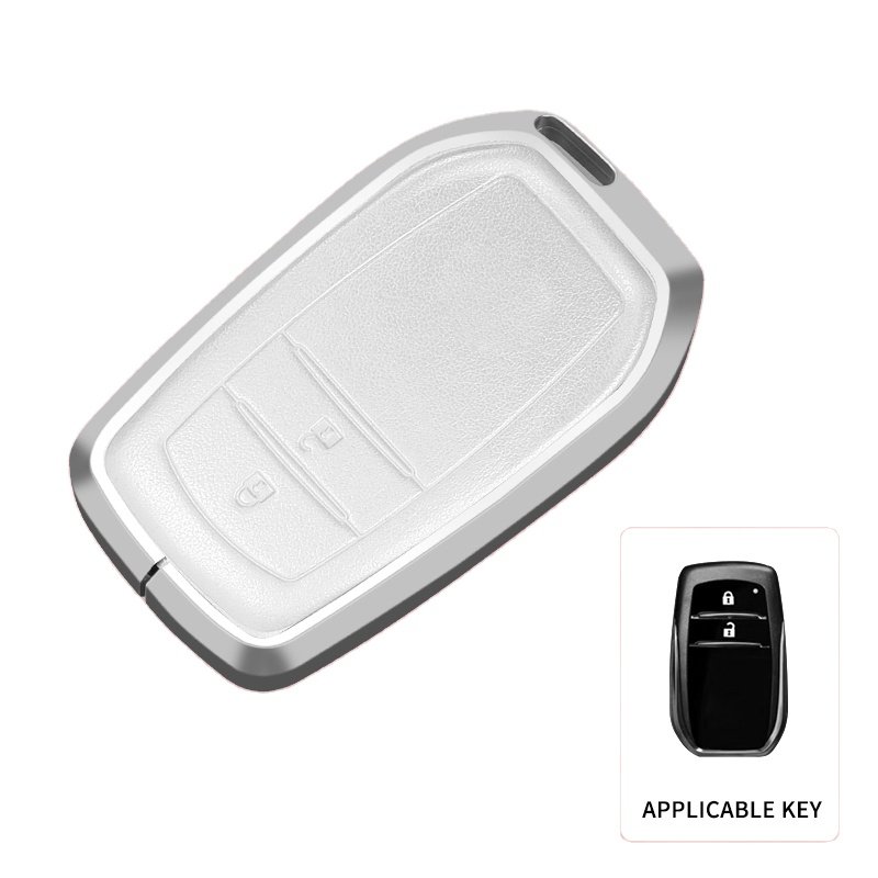 Factory customization Aluminum alloy full cover Protective Key chain Keys Bag Car Key Case Accessories for Toyota use C1