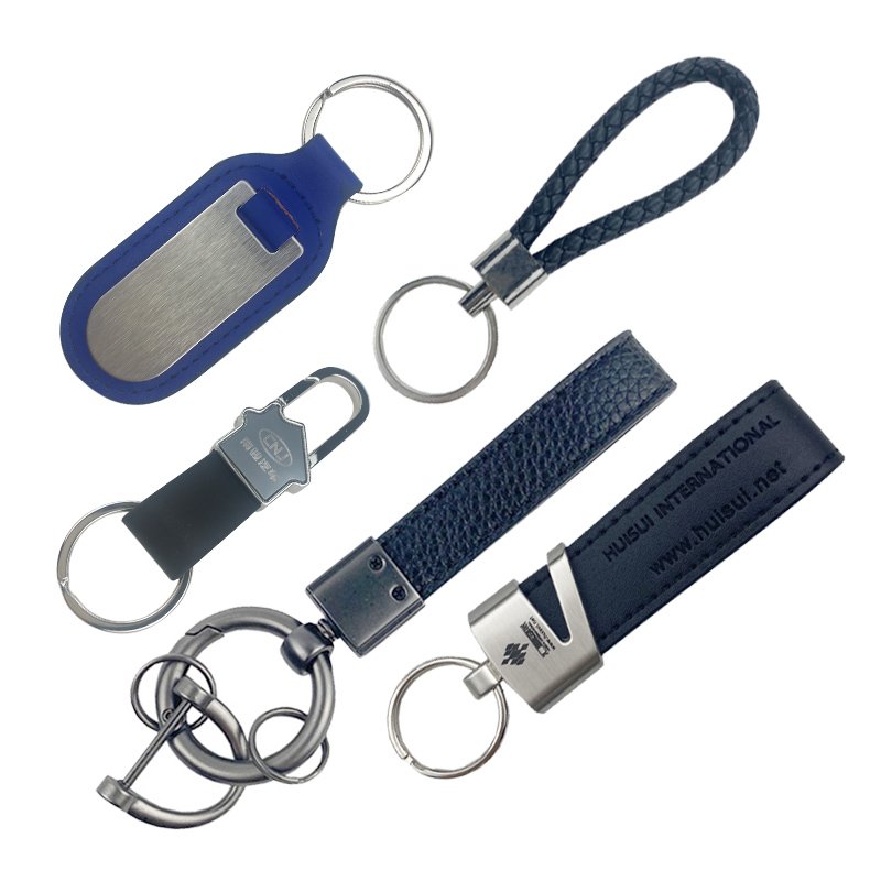 Custom Luxury keychain Accessories Wholesale Car keychain Handmade Genuine leather keychain