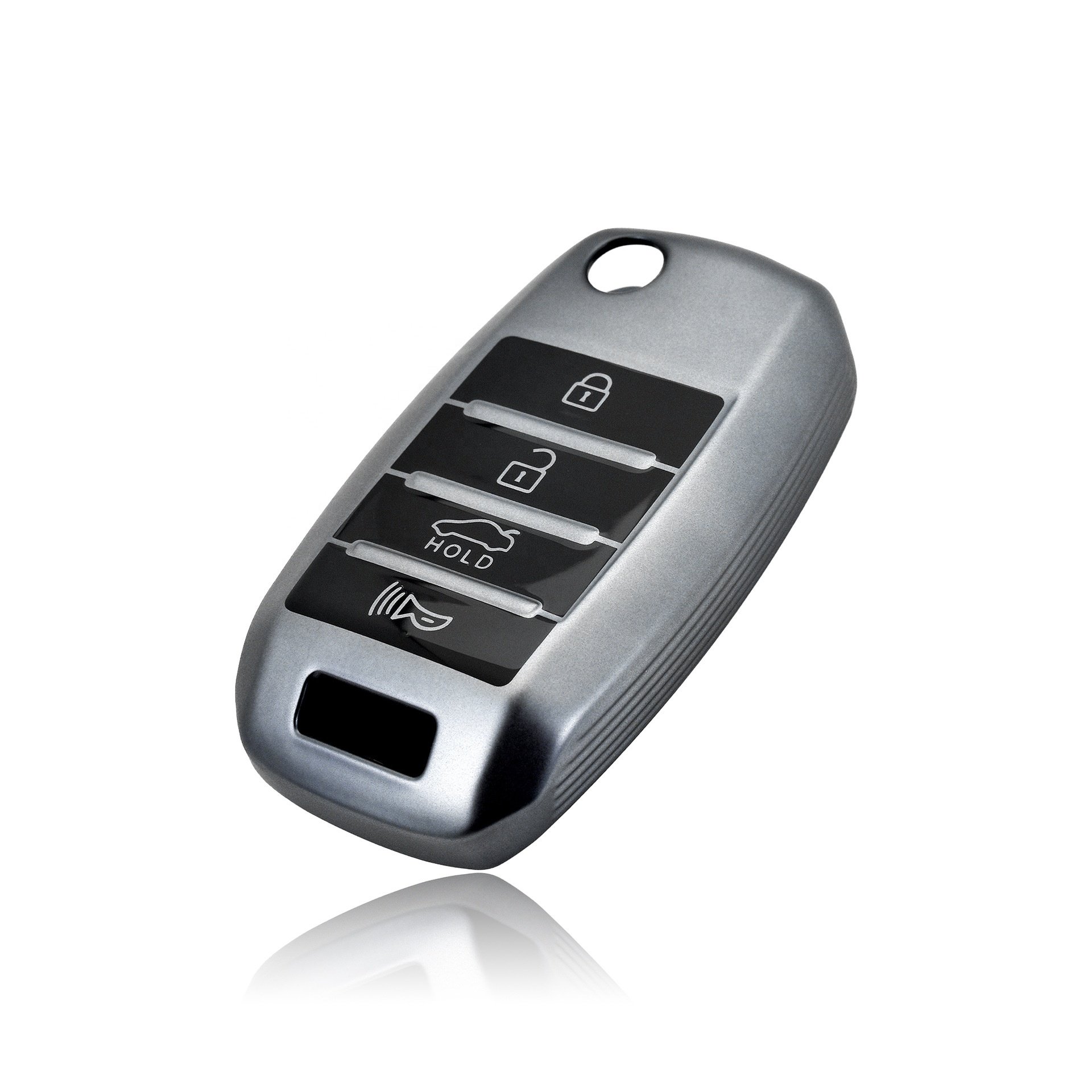 New Trend Metal Grey Tpu Key Cover Factory Wholesale Custom Car Key Cover