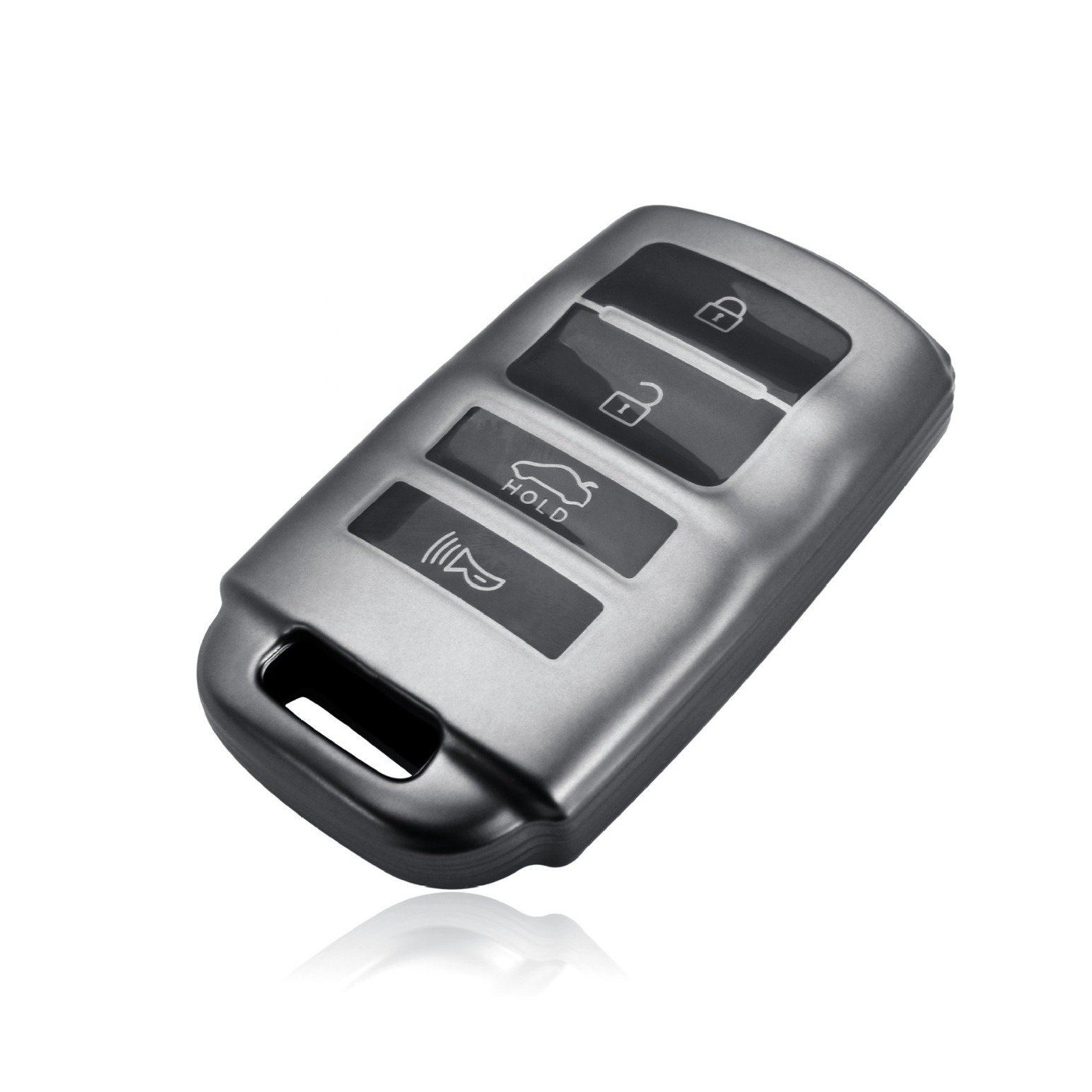 New Trend Metal Grey Tpu Key Cover Factory Wholesale Custom Car Key Cover