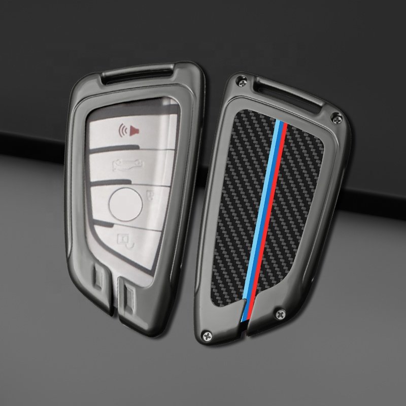 Zinc Alloy Car Remote Flip Key Case Cover For BMW Remote Fob Key
