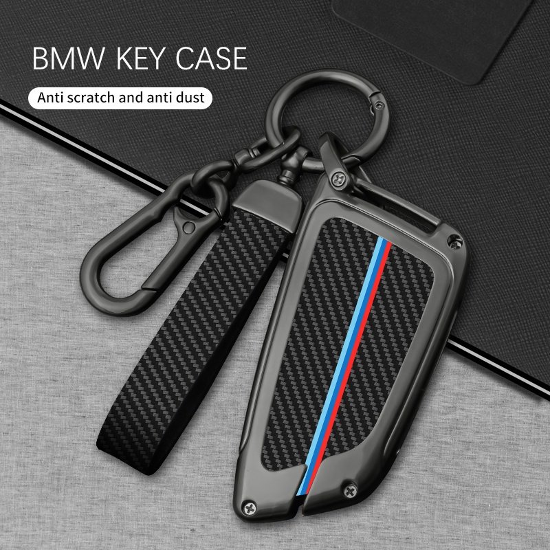 Zinc Alloy Car Remote Flip Key Case Cover For BMW Remote Fob Key