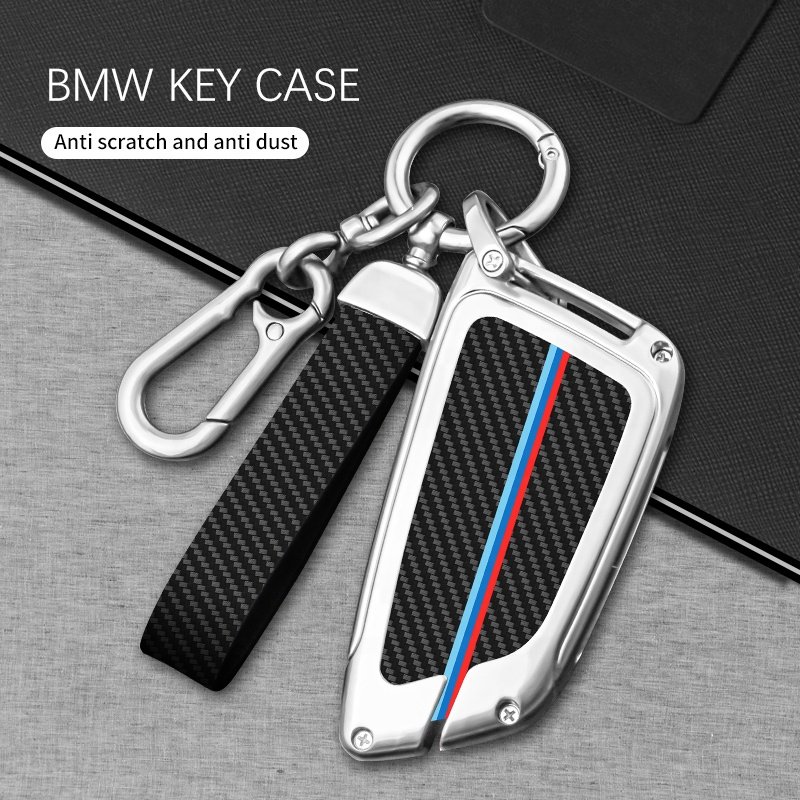 Zinc Alloy Car Remote Flip Key Case Cover For BMW Remote Fob Key