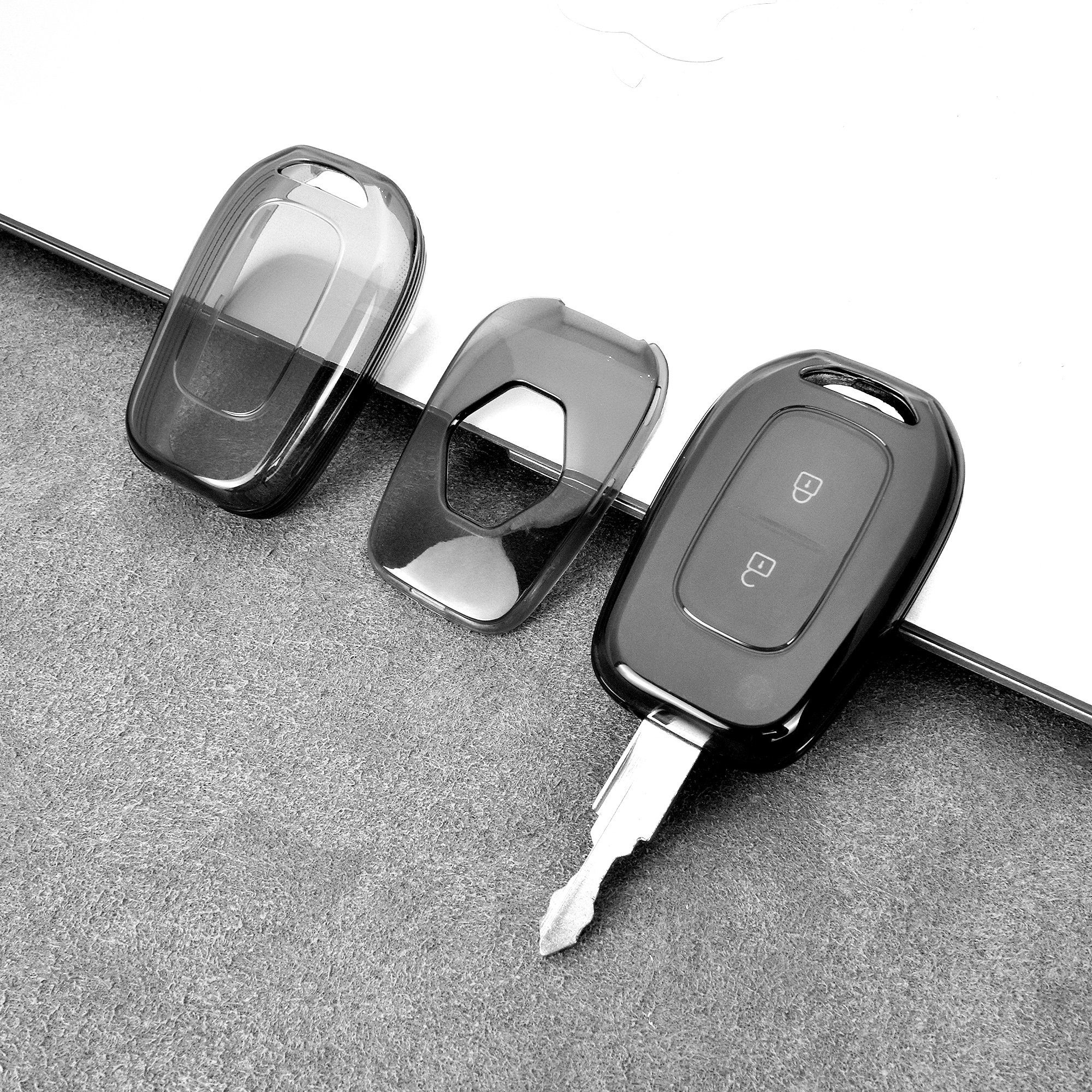 DM TPU Car Remote Key Case Cover Holder Shell For Nenault Auto Styling Fob Accessories