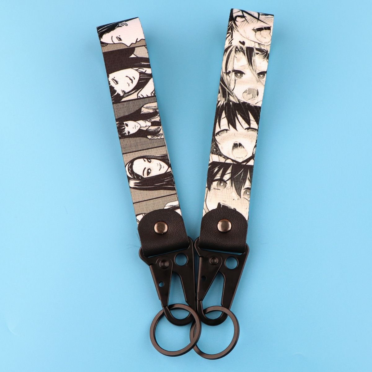 wholesale Anime Nana Olecranon Keychain Ghoul Pendant Inuyasha Leather Metal Pendant Unique Design Keychain Car Bag Accessories