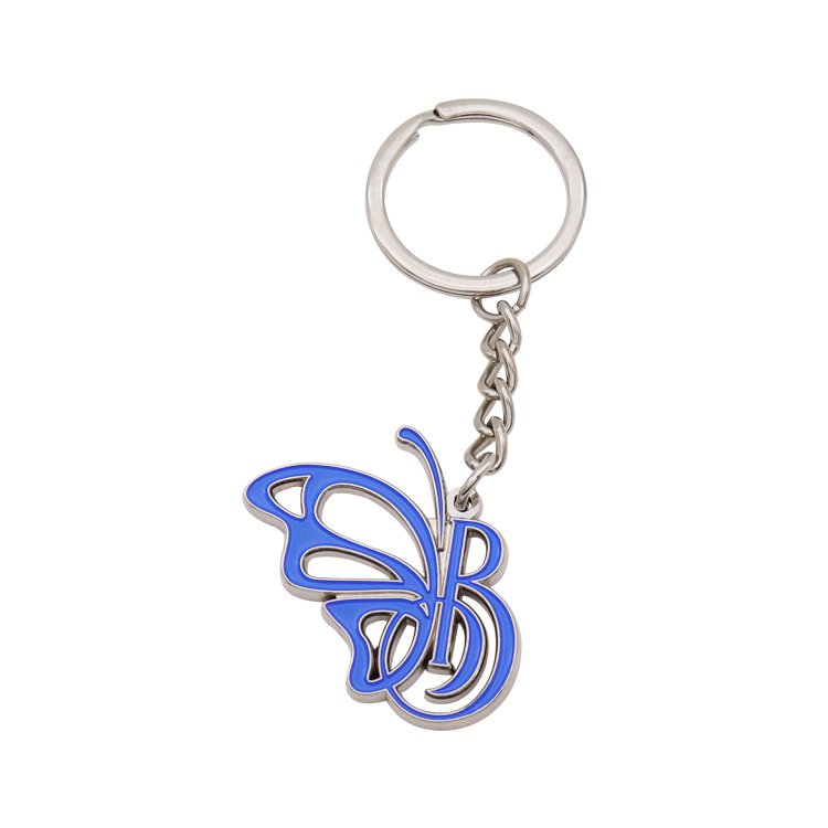 Wholesale Car Accessories Custom Logo Nation Sign Muslim Girls Metal Keychain Holder Key ring Enamel Key Chain