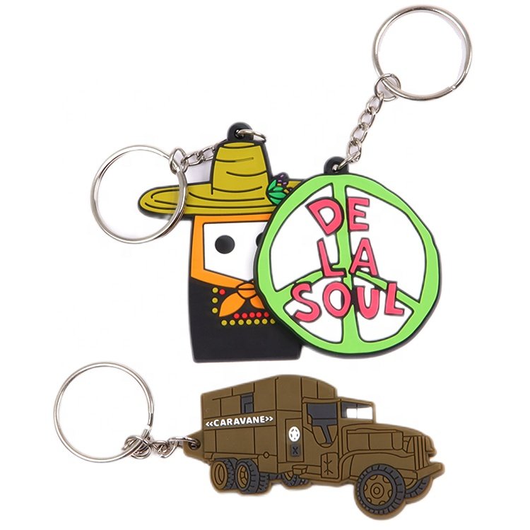 Soft Pvc Keychain Factory Price Custom 3D Car Logo Silicone Rubber Key Chains for Gift