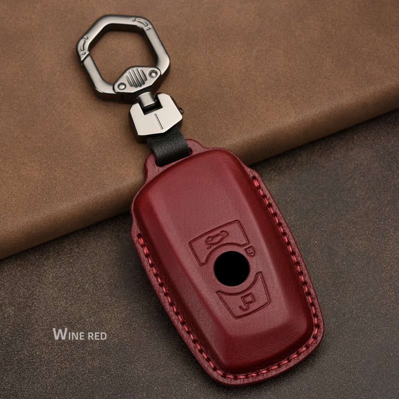 Suitable for B MW 1 3 5 7 Series X1 X3 X4 X5 Accessories Leather Car Remote Key Protection