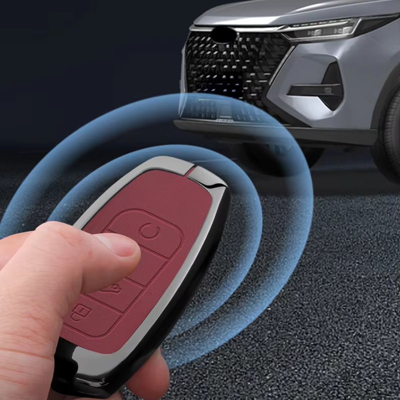 Suitable for Chery JAECOO car key cover TJ-1 Tiggo 8 J7plus ARRIZO 5 car accessories Zinc alloy automobile remote key cover