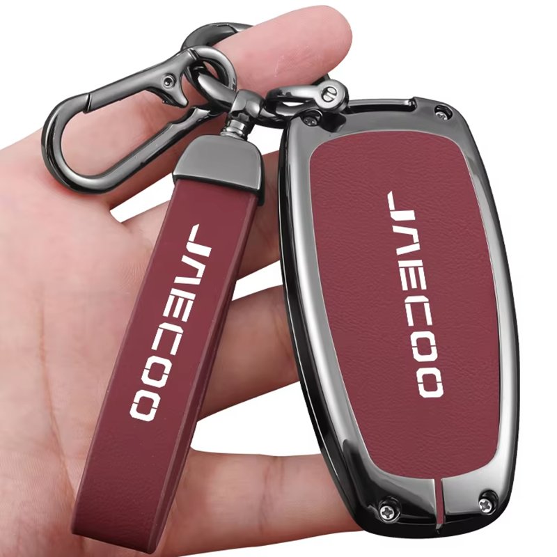 Suitable for Chery JAECOO car key cover TJ-1 Tiggo 8 J7plus ARRIZO 5 car accessories Zinc alloy automobile remote key cover