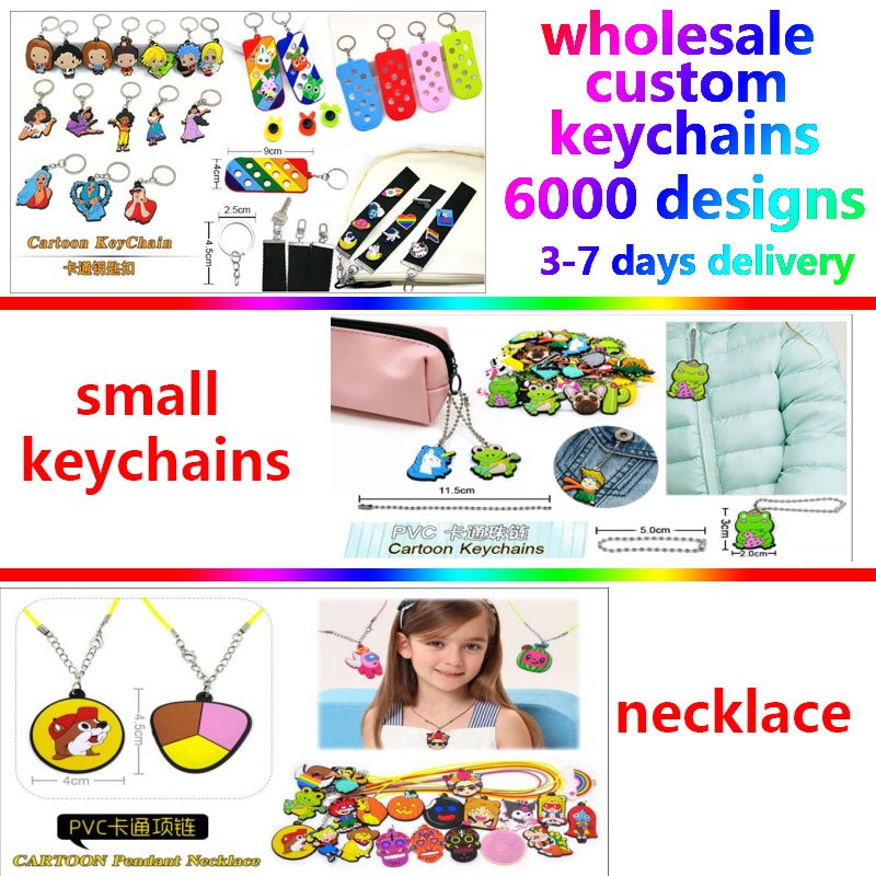 keychain Cute Rainbow Unicorn cartoon keychains custom key rings gift for girl women bag Pendant accessories Jewelry wholesale