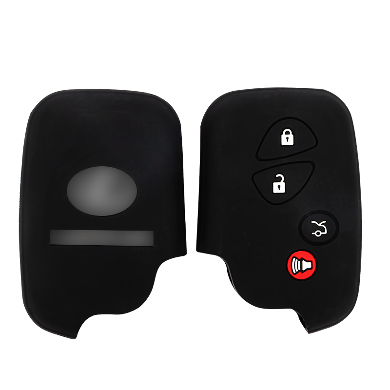Silicone Key Case Cover for 2/3/4 Button Keyless Fob Shell Car Accessory Protector for Lexus Silicon Car Key Model Rio
