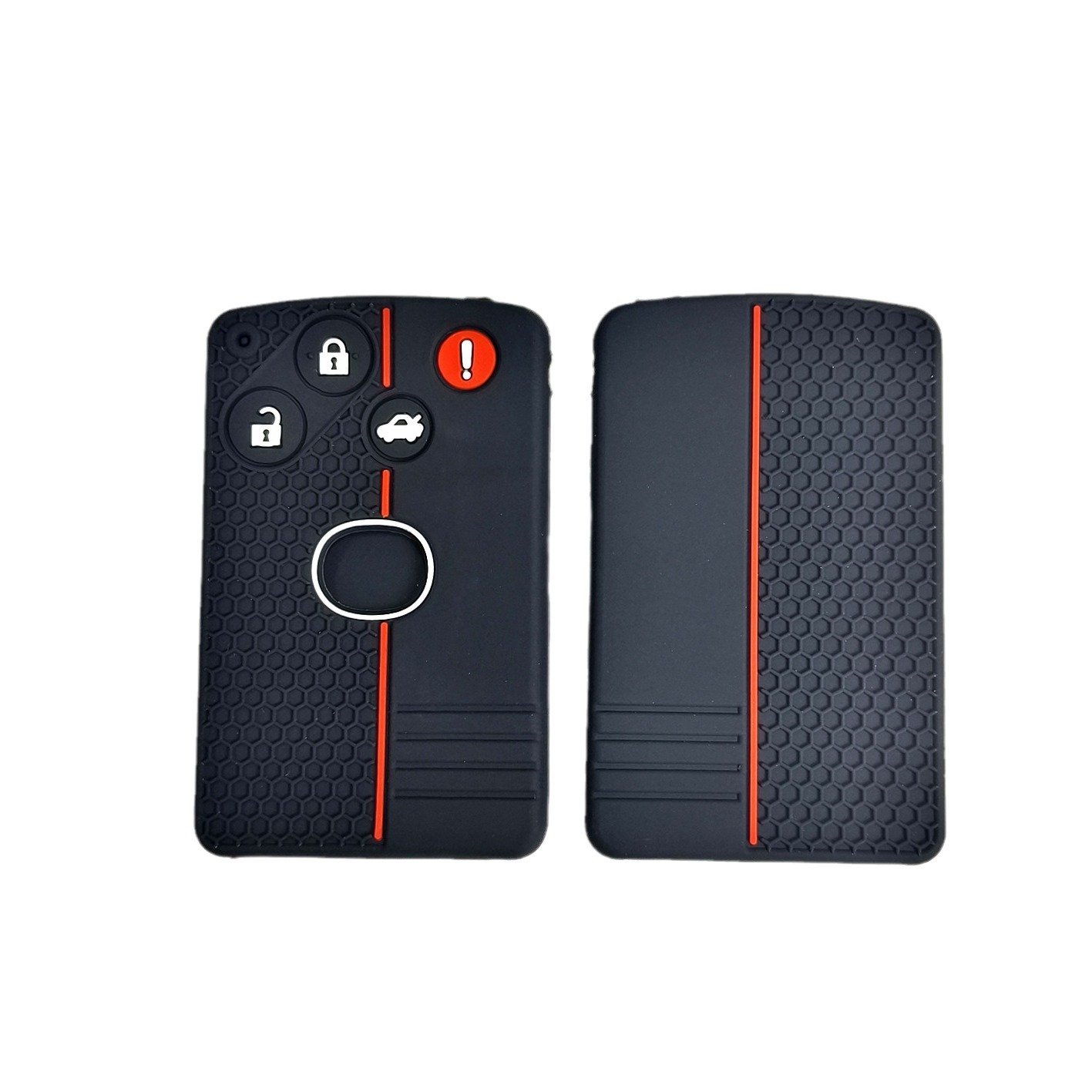 Hot Selling Car key case Cover 4 Button Protect case with soft Silicone and fashion Grid for Mazda 6 Wagon or M2M3M5