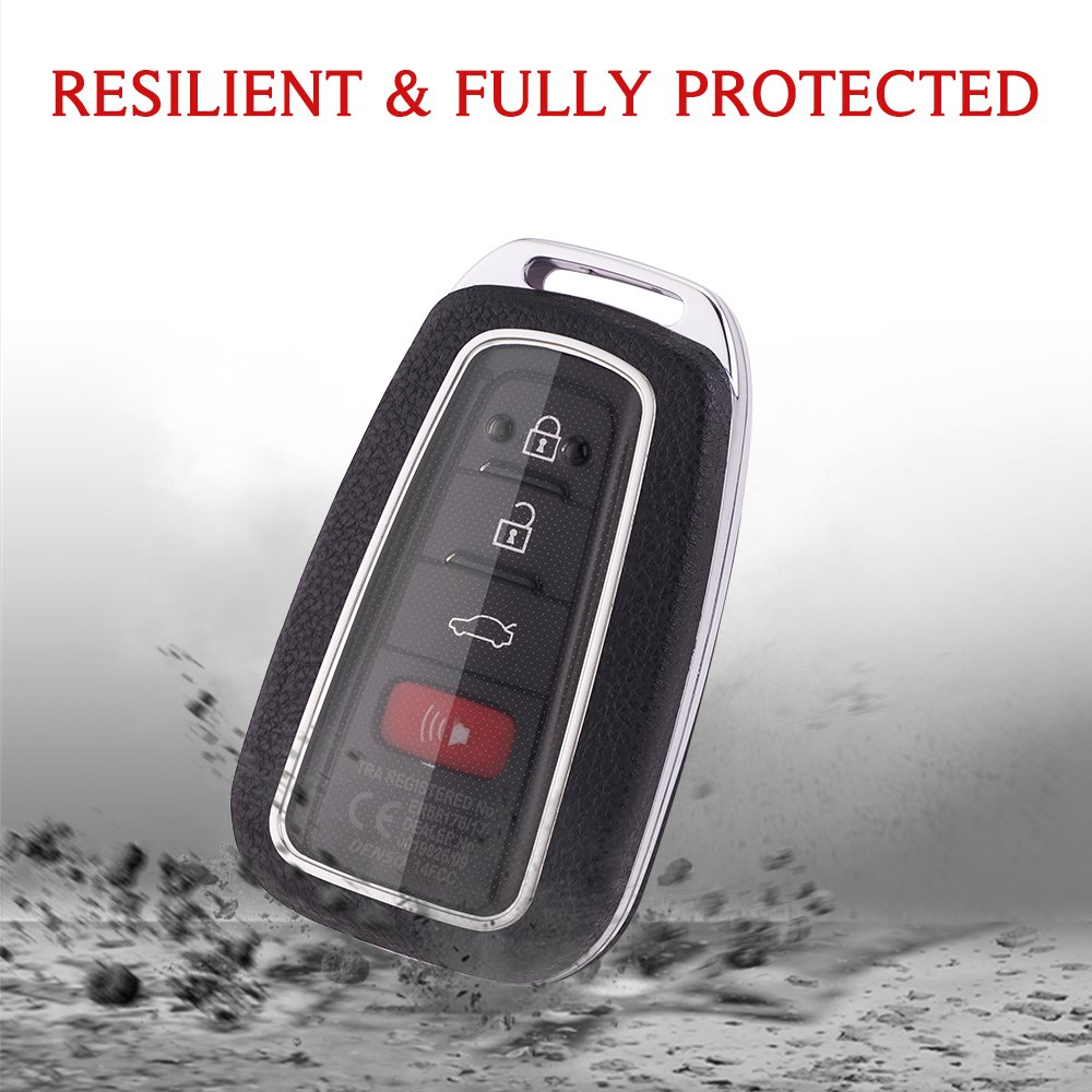 Car Remote Key Case Cover Protective Shell Key chain TPU for Toyota Highlander Ralink Prado Camry Corolla fashion accessories