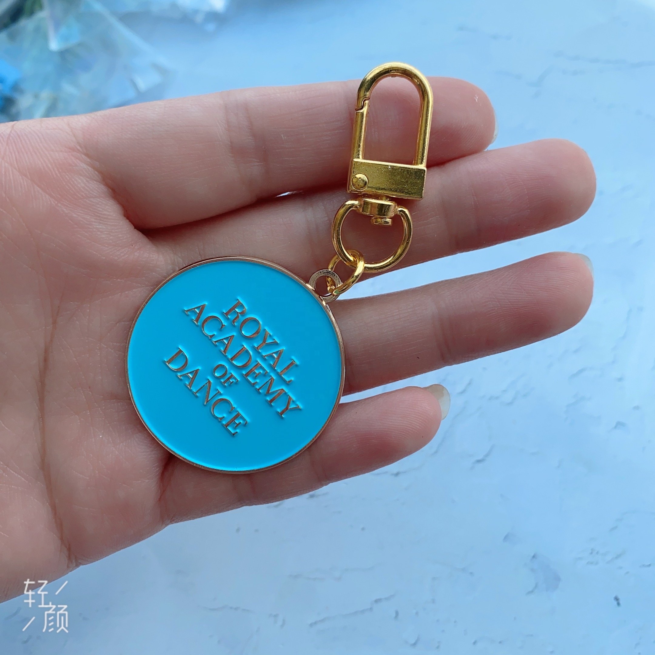 2023 luxury protection Sublimation cute car keychain accessories wholesale metal enamel key chains custom logo