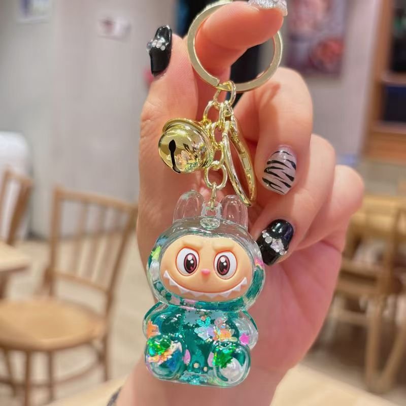 20 colors Cute Sheep Keychain Car Keys & Bunny Labubu Anime Accessories with Monsters & Labubu Key Chains Jewelry for Bags
