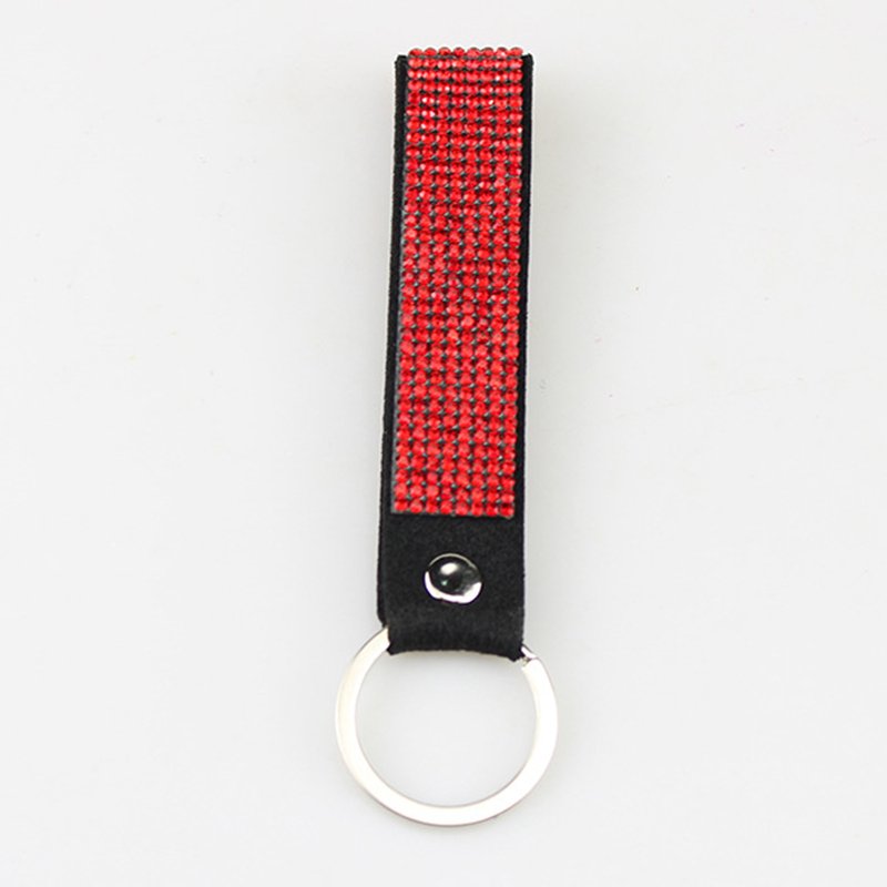 Wholesale Fashion Shiny Crystal Wristlet Keychain Rhinestone Car Key Accessories Bling Wristband Key Chain